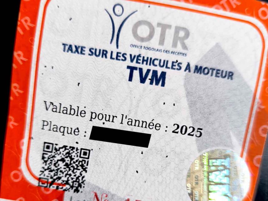 Taxe sur les Véhicules à Moteur