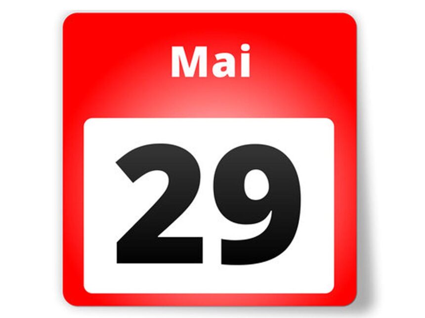 29 mai